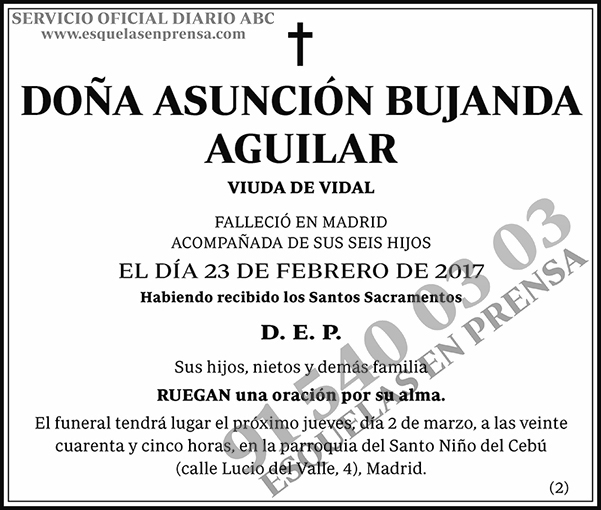 Asunción Bujanda Aguilar